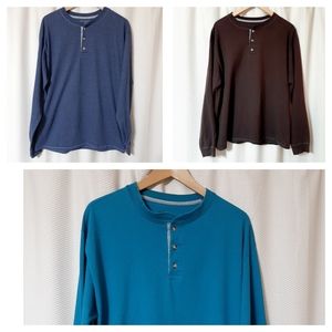 New set of 3 100%Cotton LS Tops